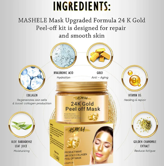 24K Gold Blackhead Mask